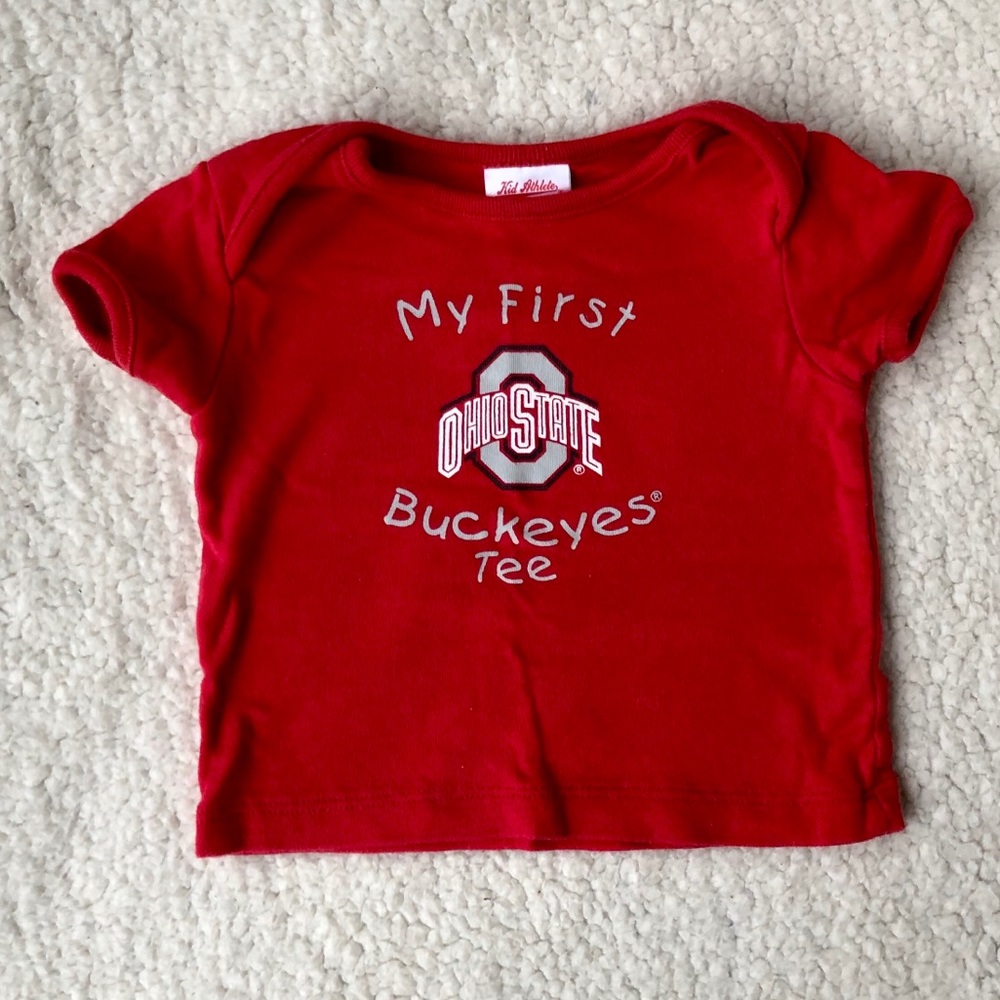 ⭐️4/$20⭐️ My First Buckeyes Tee ❤️